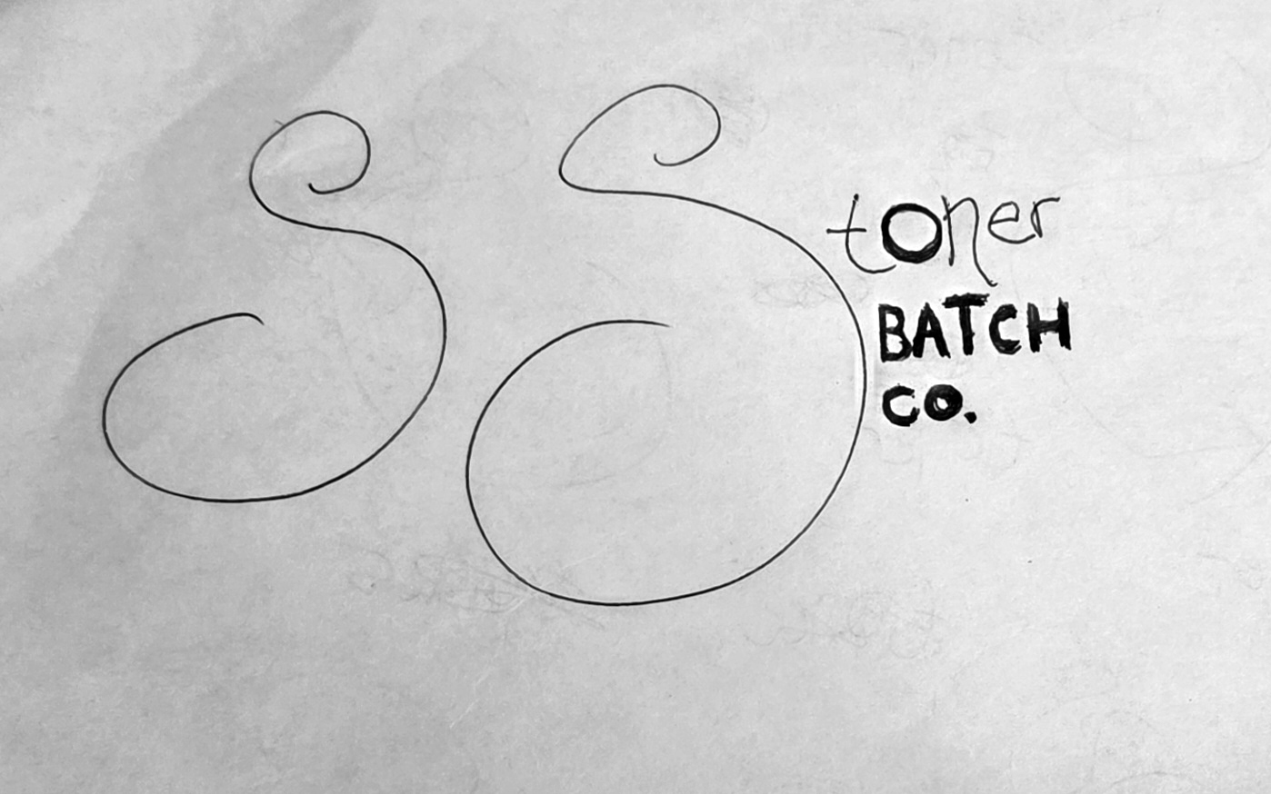 Stoner Batch Co Logo Sketches 1